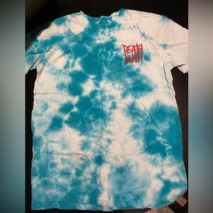 Blue Tie-Dye Men's Short Sleeve Tee